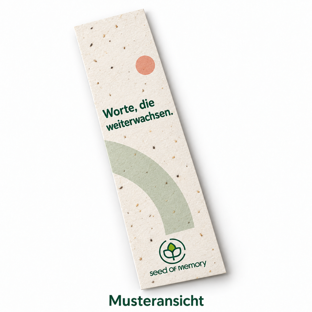 Saatpapier-Lesezeichen – Standard