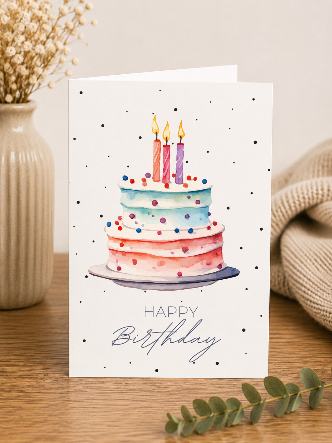 Happy Birthday - Bunter Kuchen