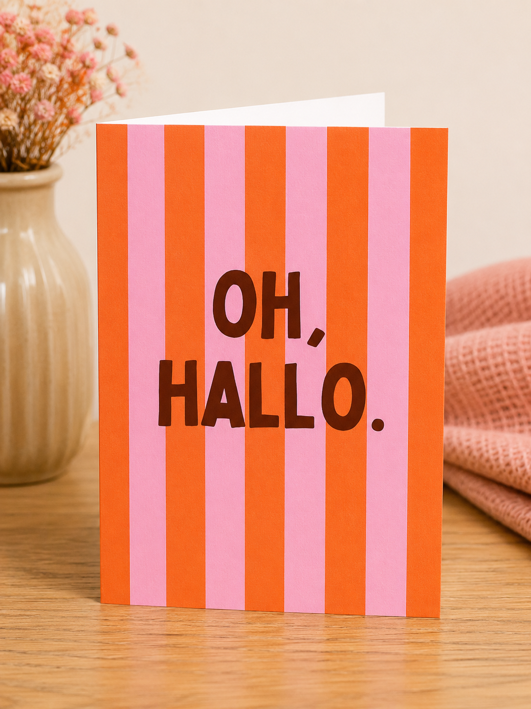 Oh, Hallo. - Saatpapierkarte