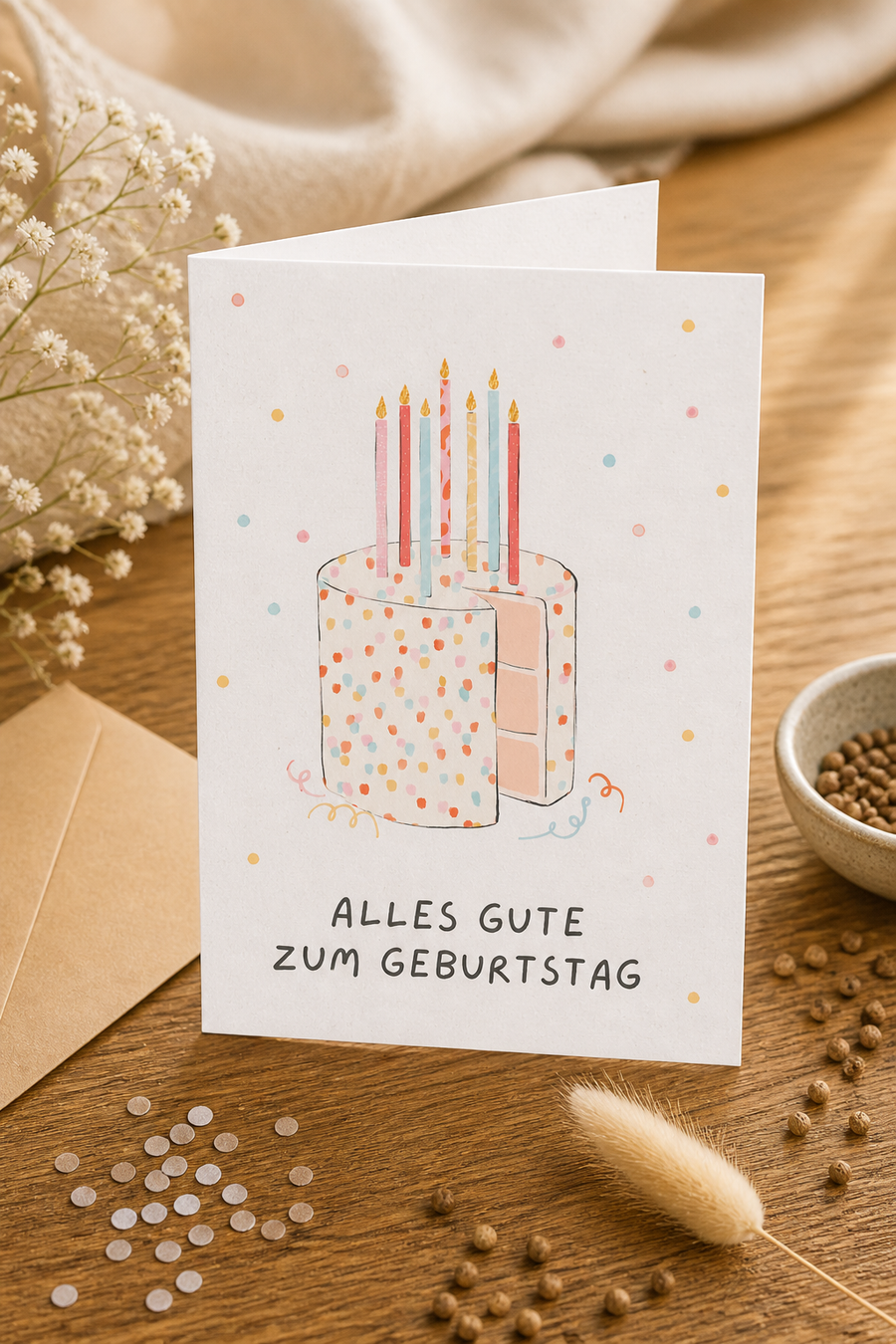 Alles Gute zum Geburtstag - Geburtstagskuchen